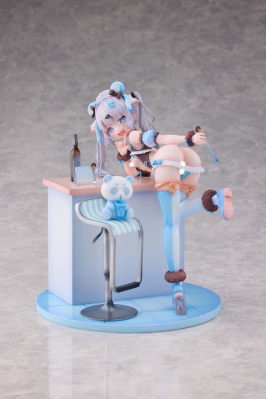 Descubre el apasionante mundo de Estatua Original Character Blue Panda Coffee.
