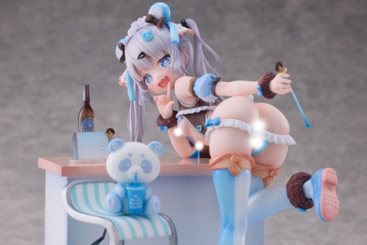 Descubre el apasionante mundo de Estatua Original Character Blue Panda Coffee.