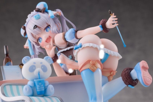 Descubre el apasionante mundo de Estatua Original Character Blue Panda Coffee.