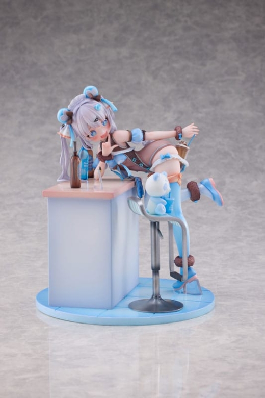 Descubre el apasionante mundo de Estatua Original Character Blue Panda Coffee.