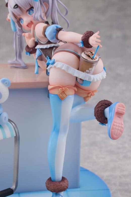 Descubre el apasionante mundo de Estatua Original Character Blue Panda Coffee.