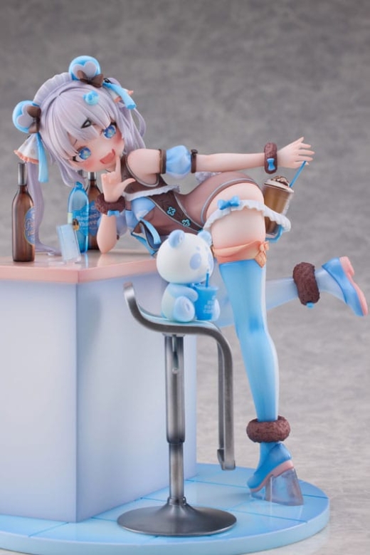 Descubre el apasionante mundo de Estatua Original Character Blue Panda Coffee.