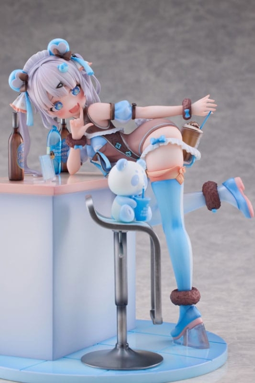 Descubre el apasionante mundo de Estatua Original Character Blue Panda Coffee.