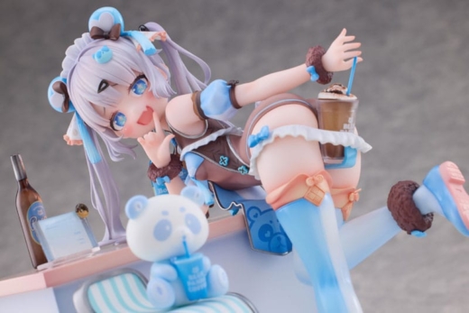 Descubre el apasionante mundo de Estatua Original Character Blue Panda Coffee.
