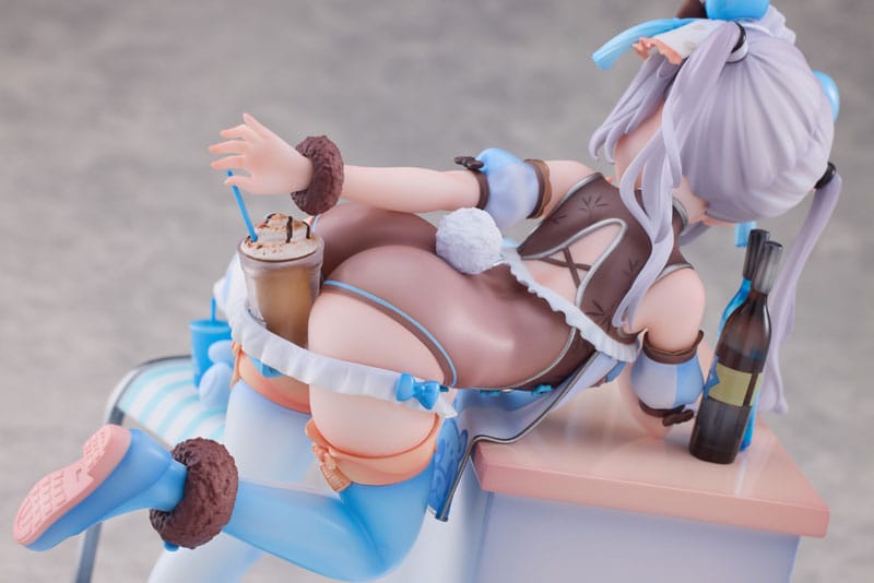 Descubre el apasionante mundo de Estatua Original Character Blue Panda Coffee.