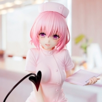 Descubre el apasionante mundo de Estatua Momo Belia Deviluke Nurse Costume.