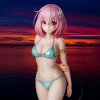 Descubre el apasionante mundo de Estatua To Love-Ru Darkness Momo Belia Deviluke Swimsuit.