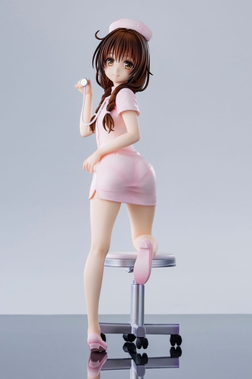 Descubre el apasionante mundo de Estatua To LoveRu Darkness Mikan Yuki Nurse Costume.