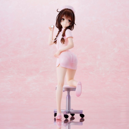 Descubre el apasionante mundo de Estatua To LoveRu Darkness Mikan Yuki Nurse Costume.
