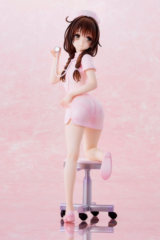 Descubre el apasionante mundo de Estatua To LoveRu Darkness Mikan Yuki Nurse Costume.