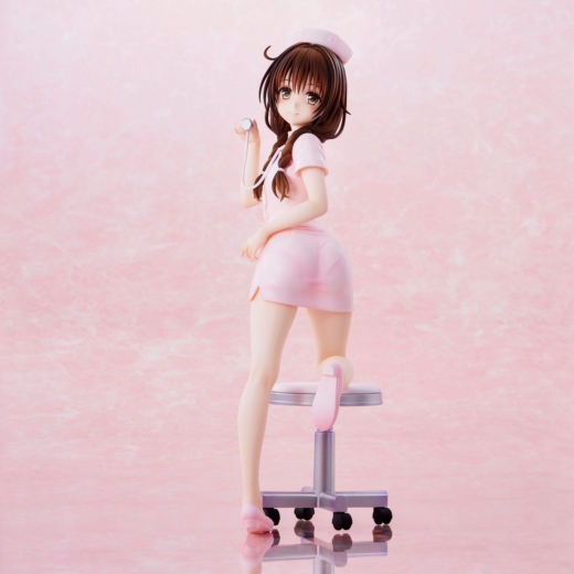 Descubre el apasionante mundo de Estatua To LoveRu Darkness Mikan Yuki Nurse Costume.