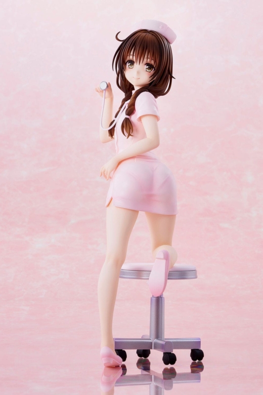 Descubre el apasionante mundo de Estatua To LoveRu Darkness Mikan Yuki Nurse Costume.