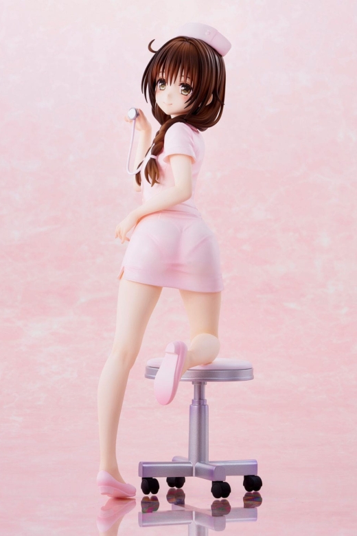 Descubre el apasionante mundo de Estatua To LoveRu Darkness Mikan Yuki Nurse Costume.