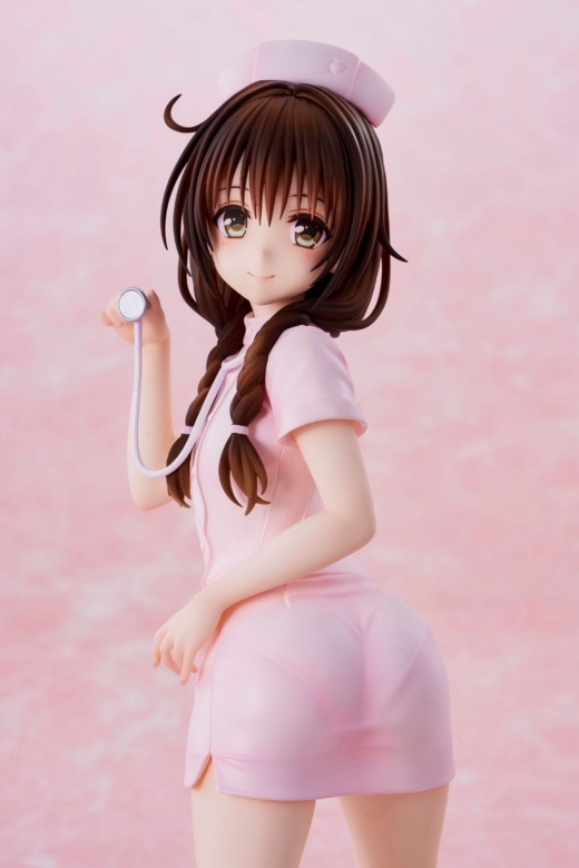 Descubre el apasionante mundo de Estatua To LoveRu Darkness Mikan Yuki Nurse Costume.