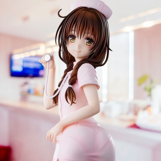 Descubre el apasionante mundo de Estatua To LoveRu Darkness Mikan Yuki Nurse Costume.