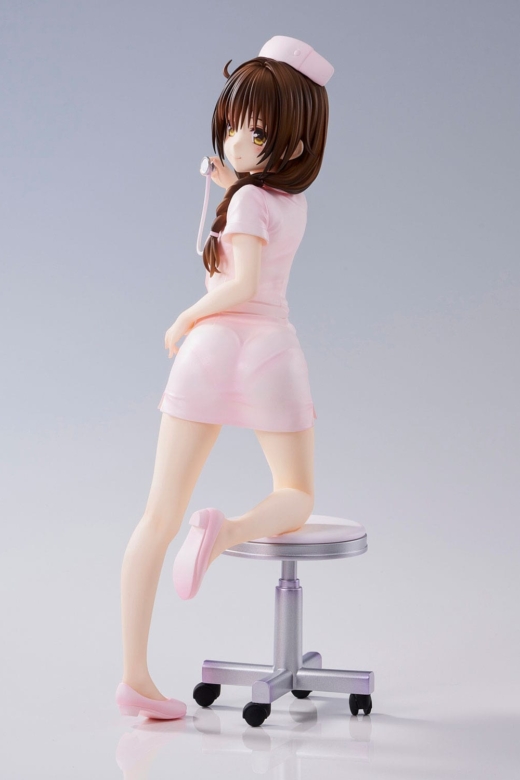 Descubre el apasionante mundo de Estatua To LoveRu Darkness Mikan Yuki Nurse Costume.