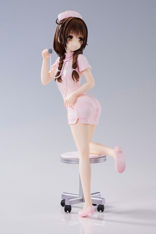 Descubre el apasionante mundo de Estatua To LoveRu Darkness Mikan Yuki Nurse Costume.