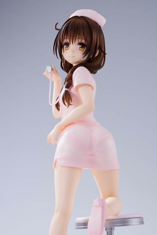 Descubre el apasionante mundo de Estatua To LoveRu Darkness Mikan Yuki Nurse Costume.