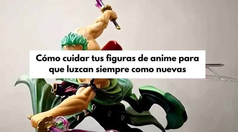 cuidar las figuras de anime