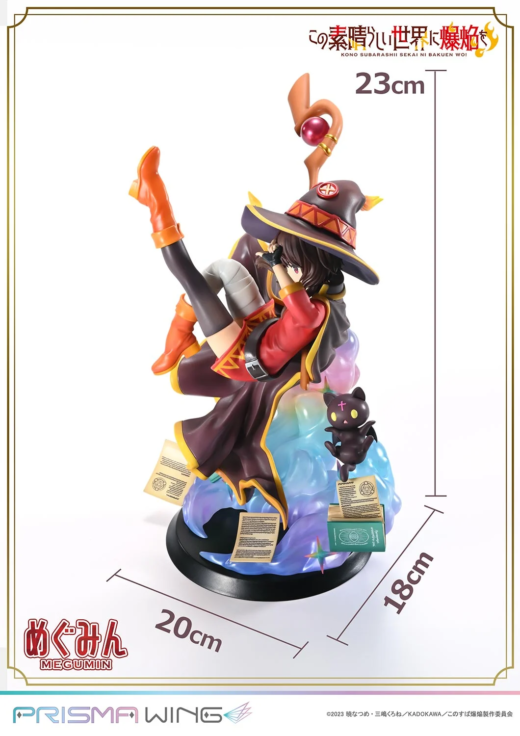 Descubre el apasionante mundo de Estatua Chomusuke Megumin Prisma Wing.