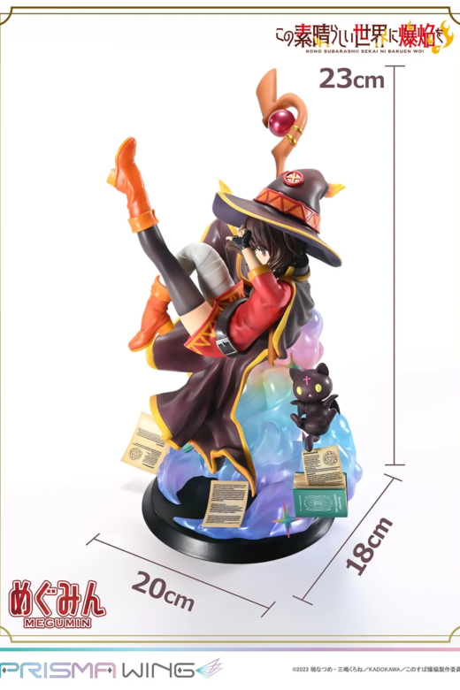 Descubre el apasionante mundo de Estatua Chomusuke Megumin Prisma Wing.