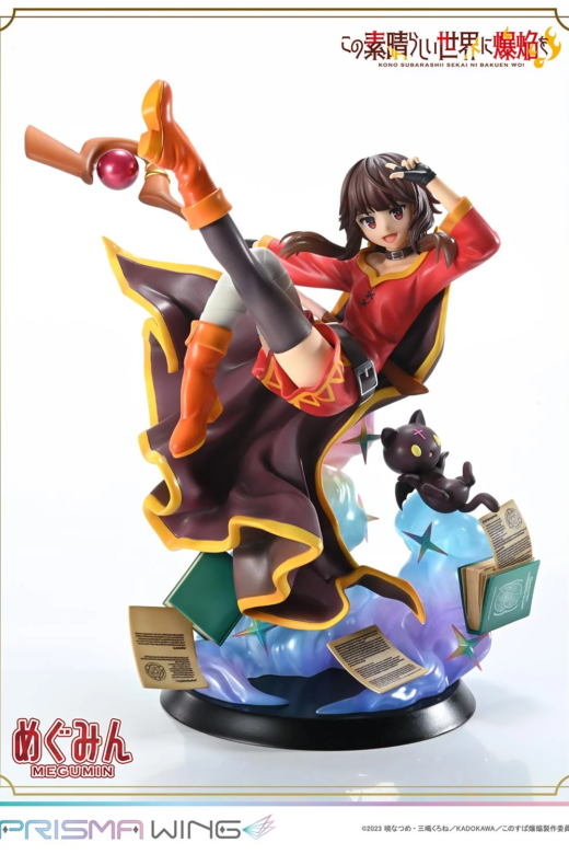 Descubre el apasionante mundo de Estatua Chomusuke Megumin Prisma Wing.
