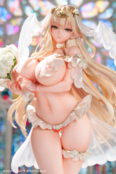 Descubre el apasionante mundo de Figura Elfas Novias Ilustrada por Sorananiiro Original Character.