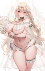 Descubre el apasionante mundo de Figura Elfas Novias Ilustrada por Sorananiiro Original Character.