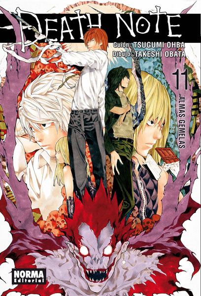 Descubre el apasionante mundo de Death Note manga tomo 11 Almas Gemelas.