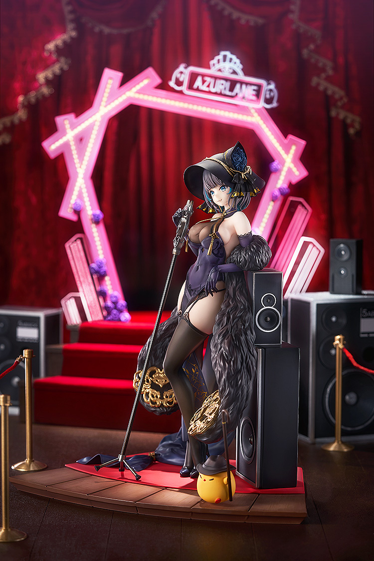 Descubre el apasionante mundo de Figura Cheshire Crooner Azur Lane Cait Sith.