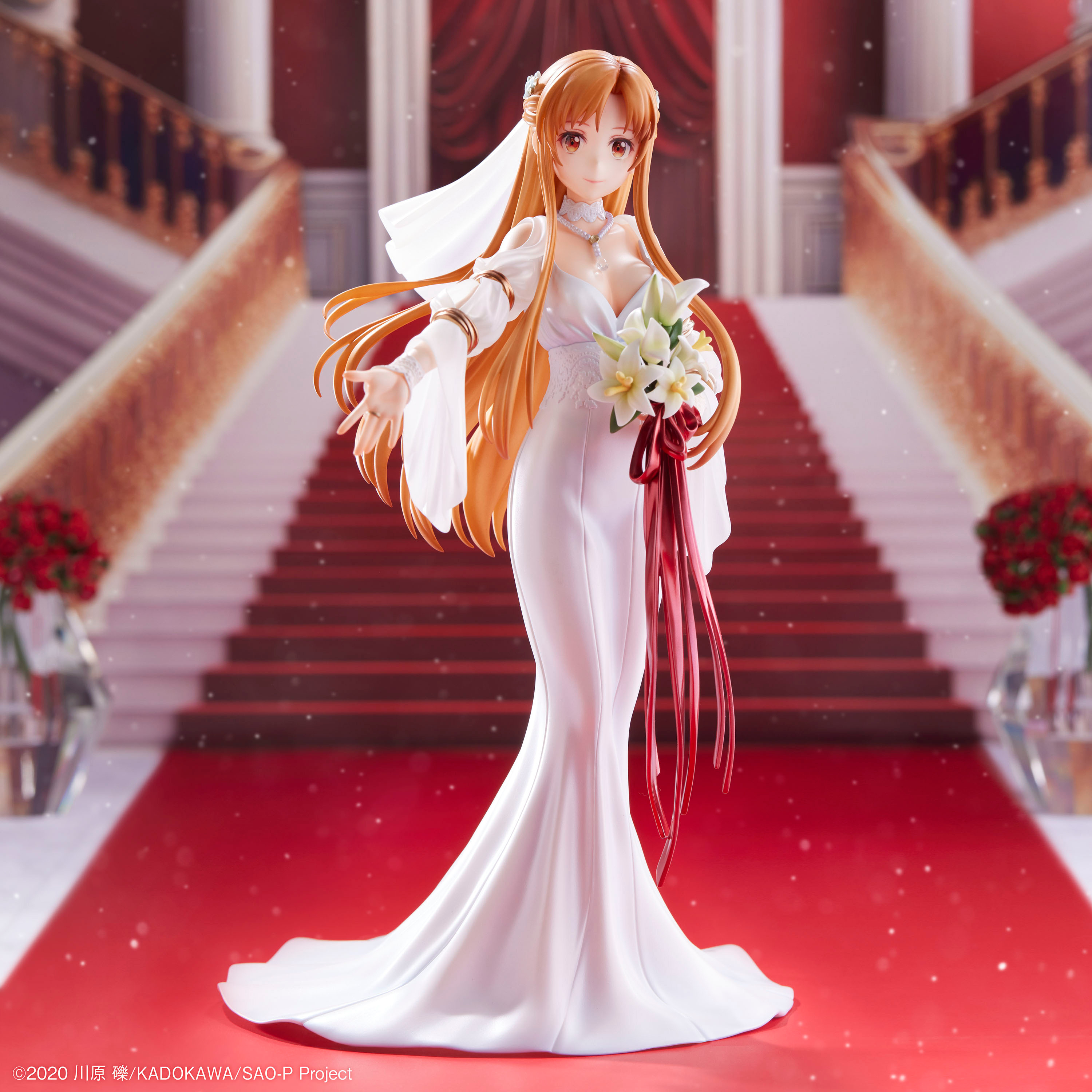 Descubre el apasionante mundo de Figura de Asuna Versión Boda Sword Art Online.