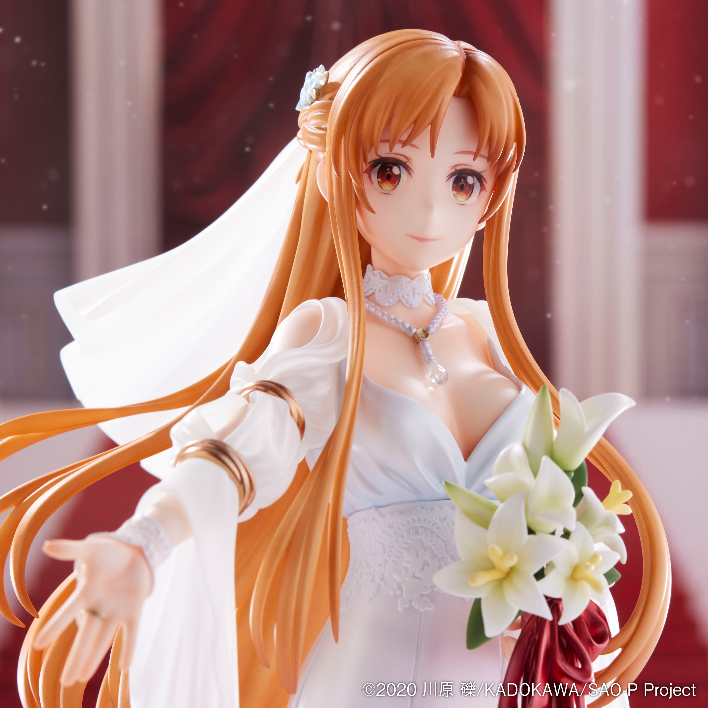 Descubre el apasionante mundo de Figura de Asuna Versión Boda Sword Art Online.