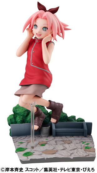 Descubre el apasionante mundo de Figura G.E.M. Serie Sakura Haruno Naruto GO!.