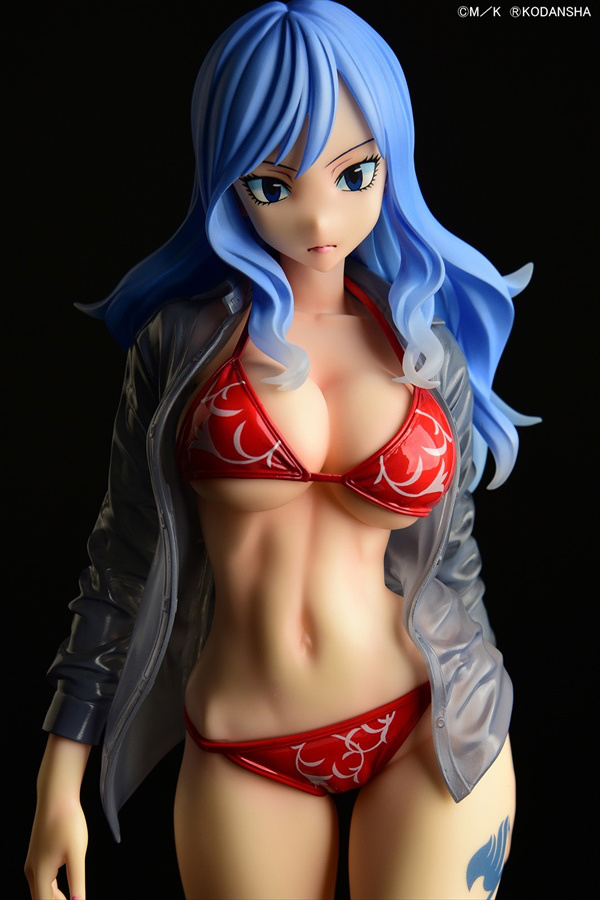Descubre el apasionante mundo de Figura Juvia Lockser Fairy Tail Estilo Gravure Bikini Rojo.