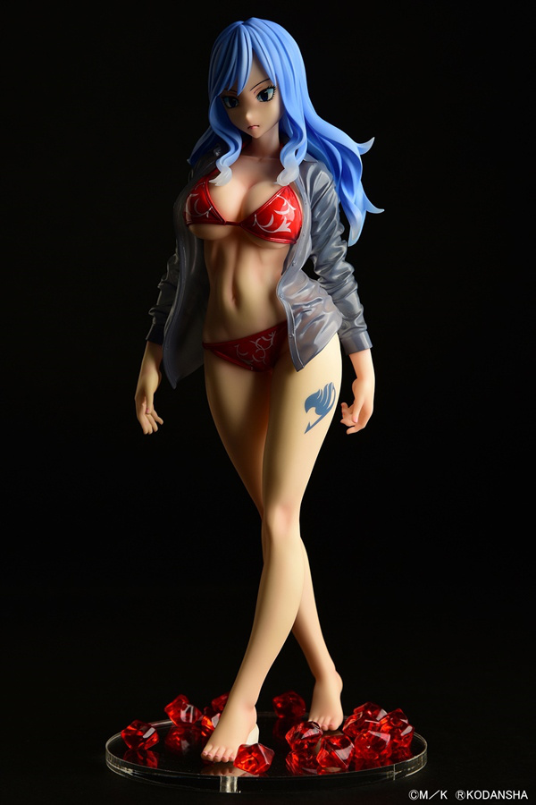 Descubre el apasionante mundo de Figura Juvia Lockser Fairy Tail Estilo Gravure Bikini Rojo.