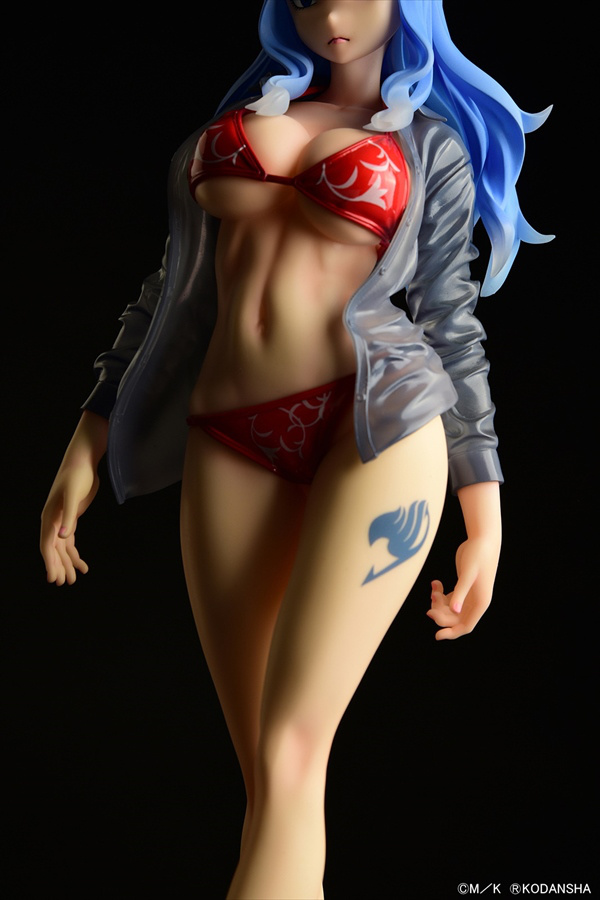 Descubre el apasionante mundo de Figura Juvia Lockser Fairy Tail Estilo Gravure Bikini Rojo.