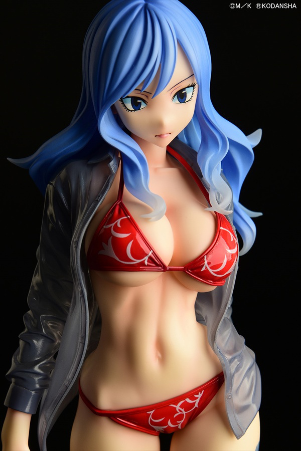 Descubre el apasionante mundo de Figura Juvia Lockser Fairy Tail Estilo Gravure Bikini Rojo.
