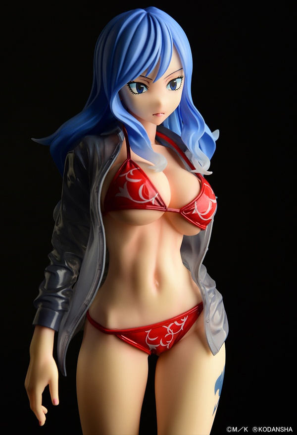 Descubre el apasionante mundo de Figura Juvia Lockser Fairy Tail Estilo Gravure Bikini Rojo.