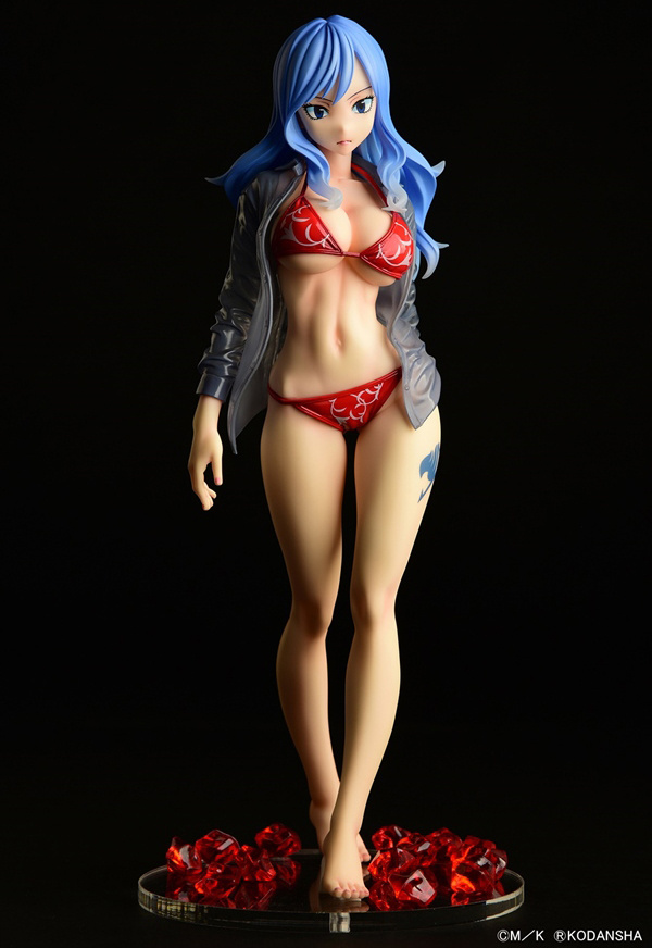 Descubre el apasionante mundo de Figura Juvia Lockser Fairy Tail Estilo Gravure Bikini Rojo.