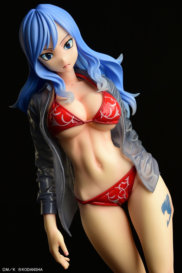 Descubre el apasionante mundo de Figura Juvia Lockser Fairy Tail Estilo Gravure Bikini Rojo.