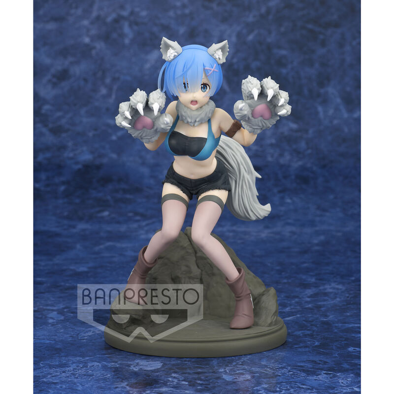 Descubre el apasionante mundo de Figura Ram Monster Motions Re:Zero 18cm.