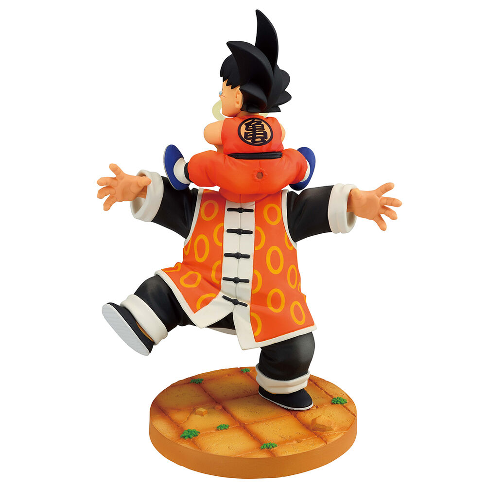 Descubre el apasionante mundo de Figura Son Goku y Abuelo Son Gohan Dragon Ball 16cm.
