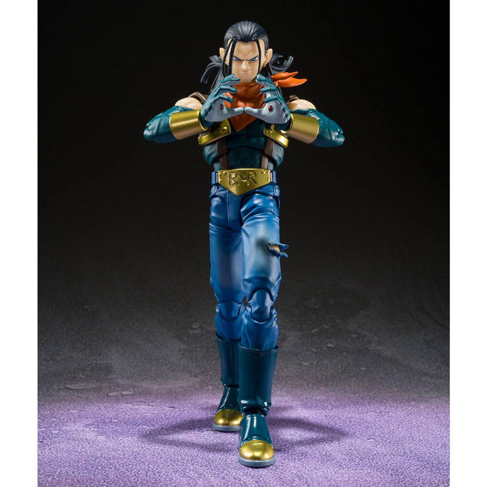 Descubre el apasionante mundo de Figura Super Androide 17 Dragon Ball GT 20 cm.