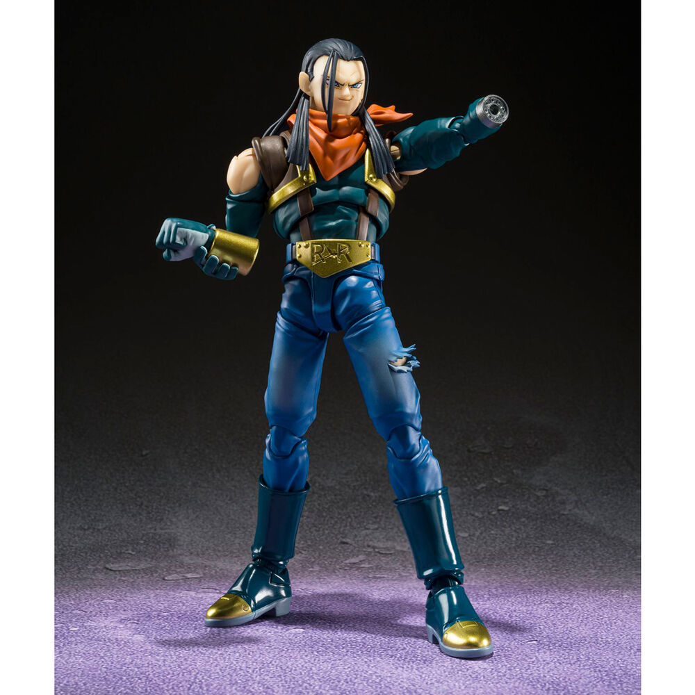 Descubre el apasionante mundo de Figura Super Androide 17 Dragon Ball GT 20 cm.