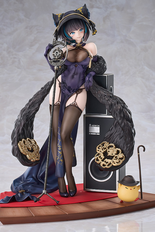 Descubre el apasionante mundo de Figura Cheshire Crooner Azur Lane Cait Sith.