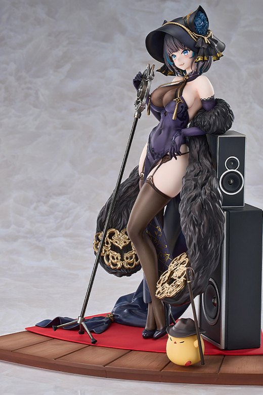 Descubre el apasionante mundo de Figura Cheshire Crooner Azur Lane Cait Sith.