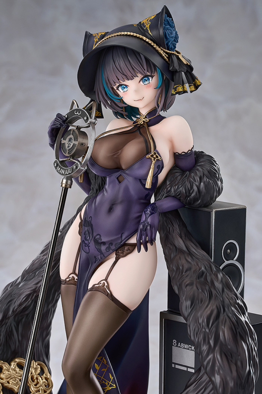 Descubre el apasionante mundo de Figura Cheshire Crooner Azur Lane Cait Sith.