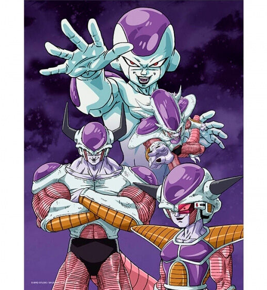 Descubre el apasionante mundo de Póster de Cristal Frieza Transformaciones Dragon Ball Z.