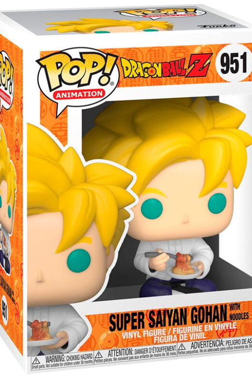 Descubre el apasionante mundo de Figura POP Dragon Ball Z Gohan Super Saiyan con Fideos.