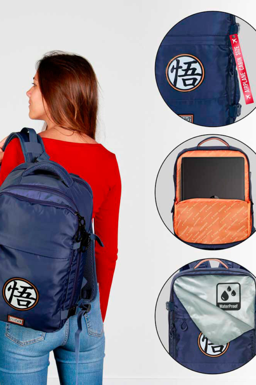 Descubre el apasionante mundo de Mochila Dragon Ball Z Símbolo 40cm.